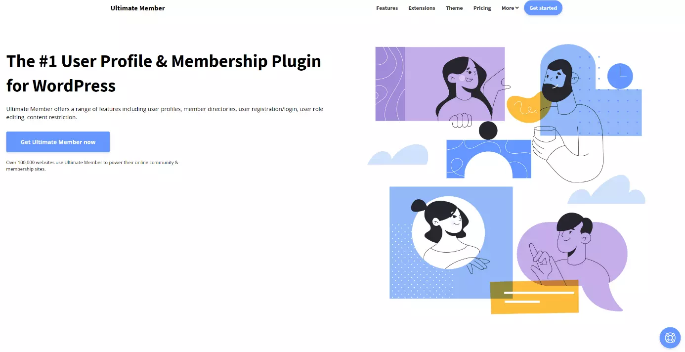 Image: Screenshot of ultimatemember.com website