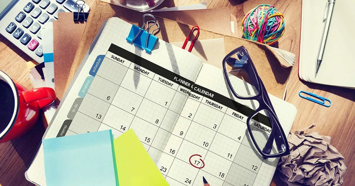 Image: How to display calendar weeks in Outlook