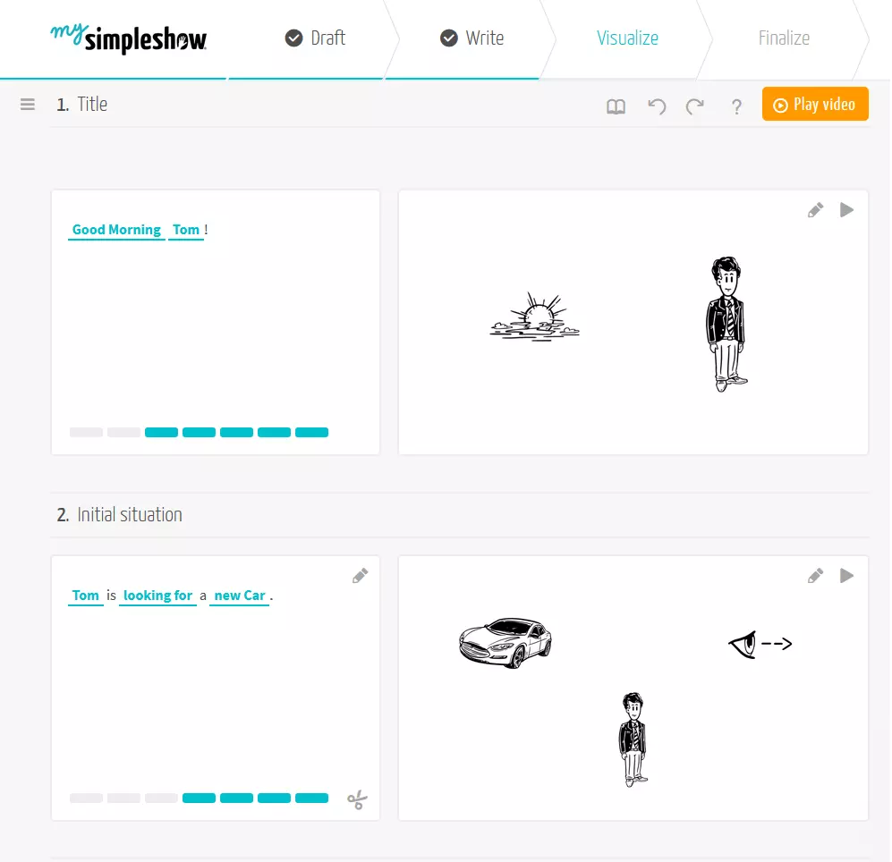 Image: Excerpt from mysimpleshow