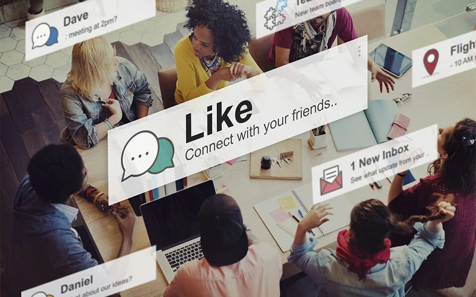 Image: The most important role of social media channels