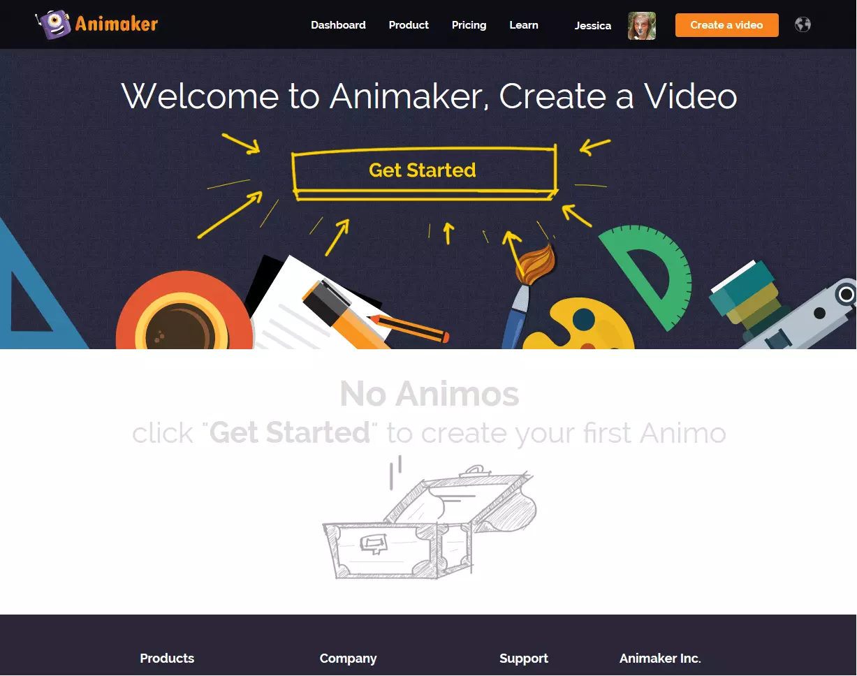 Image: Excerpt from Animaker